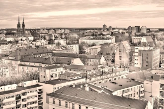 Fototapeta na ścianę stare miasto z lotu ptaka FP 5461
