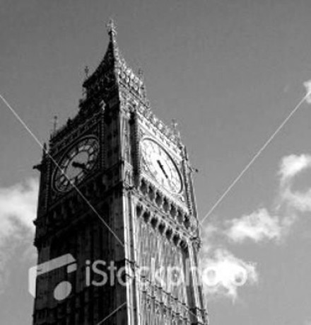 indywidualna fototapeta czarno-biała  BigBen, UniArt, laminat matowy, 134x140cm