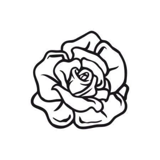 Naklejka róża 1697