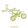naklejka motocross 1170