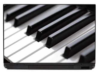 Naklejka na laptopa pianino 0044