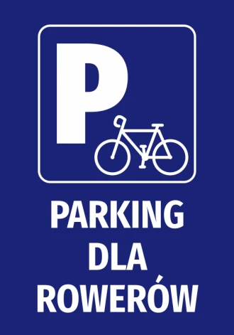 Naklejka Parking dla rowerów