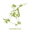 naklejka skater 1026