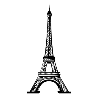 Naklejka Wieża Eiffela 0837