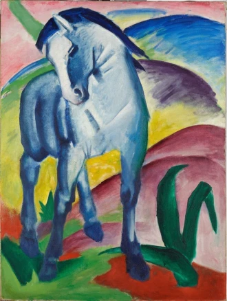Reprodukcja Blue Horse I, Franz Marc