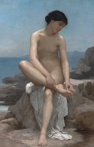 Reprodukcja The Bather, William-Adolphe Bouguereau