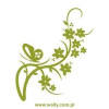 szablon malarski kwiaty 0898 