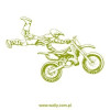 szablon malarski motocross 1170