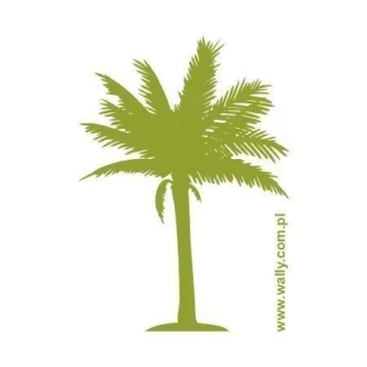Szablon malarski palma 0864