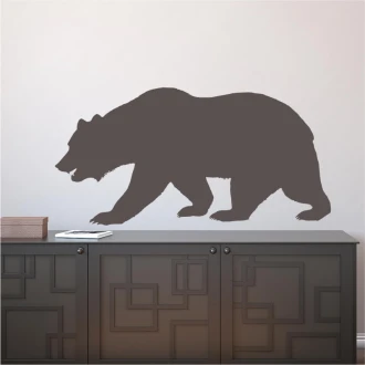 Szablon na ścianę niedźwiedź 2134