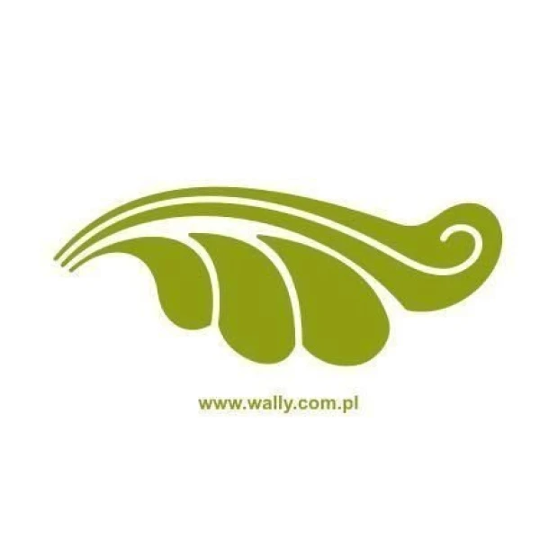 Szablon malarski klasik 016 - Wzór graficzny. Wzór o kształcie falistych linii i zaokrąglonych elementów
