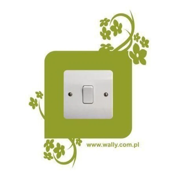 Stylowy szablon malarski kontakt 06 z kwiatowym motywem, idealny do ożywienia nowoczesnych wnętrz.