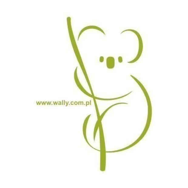 Uroczy miś koala w minimalistycznym stylu, idealny do dziecięcego pokoju lub przytulnego kącika.