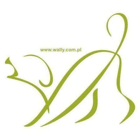 Stylowy szablon malarski pies 05 w świeżej, zielonej tonacji, idealny do nowoczesnego pokoju dziecię