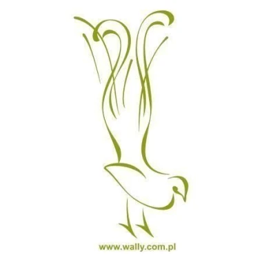 Elegancki szablon malarski z motywem pawia w odcieniach zieleni, idealny do stylowego wnętrza.