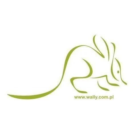 Urokliwy szablon malarski mysz, idealny do dziecięcego pokoju, w pastelowych odcieniach, dodający pr