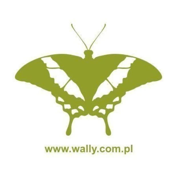 Elegancki szablon malarski motyla 011, idealny do kreatywnej aranżacji dziecięcego pokoju.