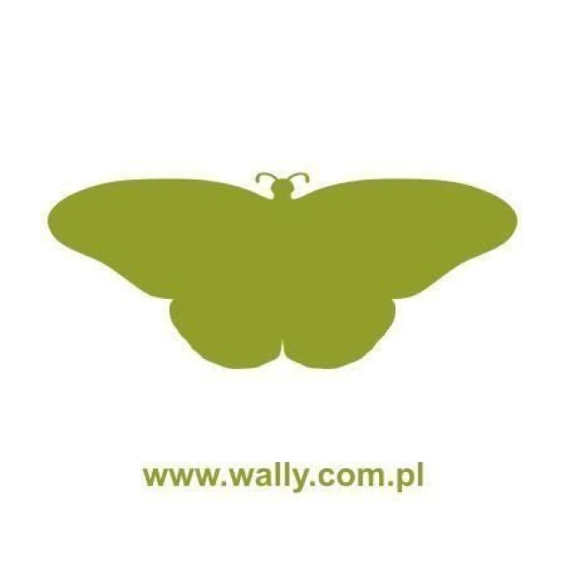 Motyl 024 w delikatnym, zielonym odcieniu, idealny do wiosennej dekoracji w dziecięcym pokoju.
