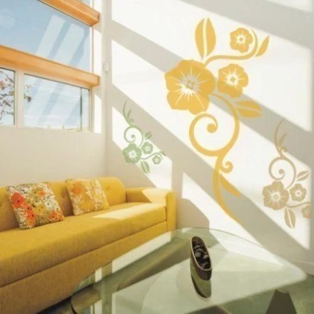 Szablon malarski kwiaty 028