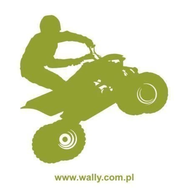 Dynamiczny szablon malarski quad 0818 w intensywnej zieleni, idealny do pokoju młodzieżowego pełnego