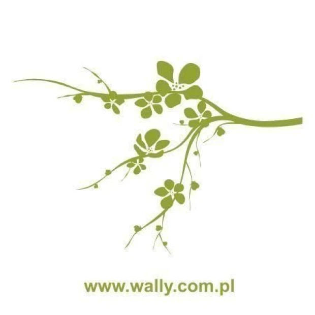Elegancka gałąź z delikatnymi kwiatami, idealna do wiosennej aranżacji w nowoczesnym wnętrzu.