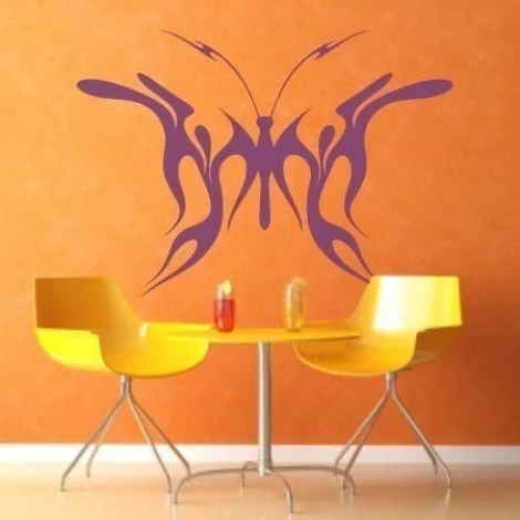 Motyl 0445 w energetycznym kolorze fioletowym, doskonale komponujący się z nowoczesnym wnętrzem, dod