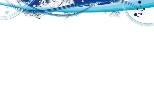 Tablica suchościeralna z dekoracyjnym niebieskim nadrukiem fal i kropek w górnej części, na białym tle