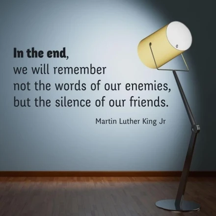 Naklejka 03X 19 cytat: in the end 1753