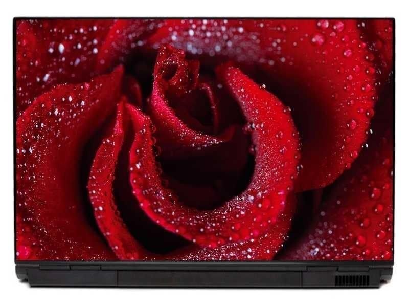 Naklejka na laptopa róża 0042