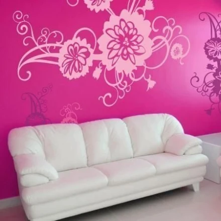 Szablon malarski kwiaty 1193