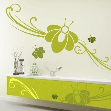 Szablon malarski kwiaty 1196