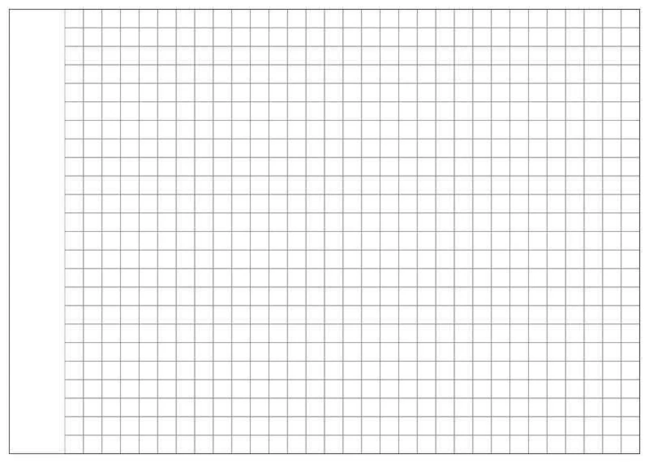Tablica suchościeralna kratka 005 - Wzór graficzny. Siatka prostokątów w równych odstępach na białym tle