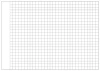 Tablica suchościeralna kratka 005 - Wzór graficzny. Siatka prostokątów w równych odstępach na białym tle