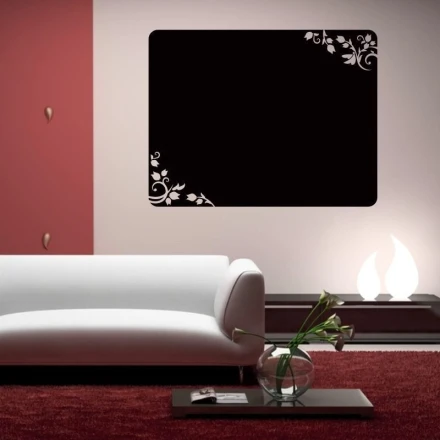 Naklejka kredowa 006 kwiatki