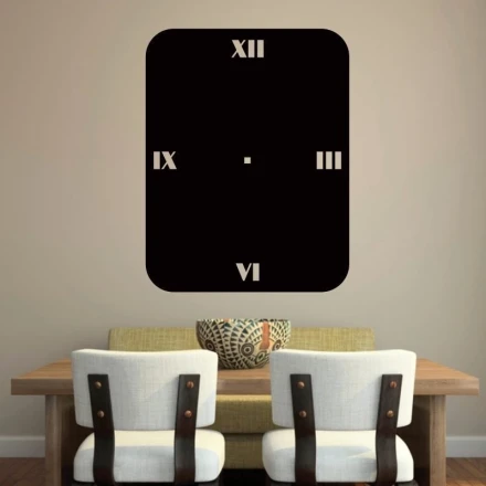 Naklejka kredowa 051 zegar