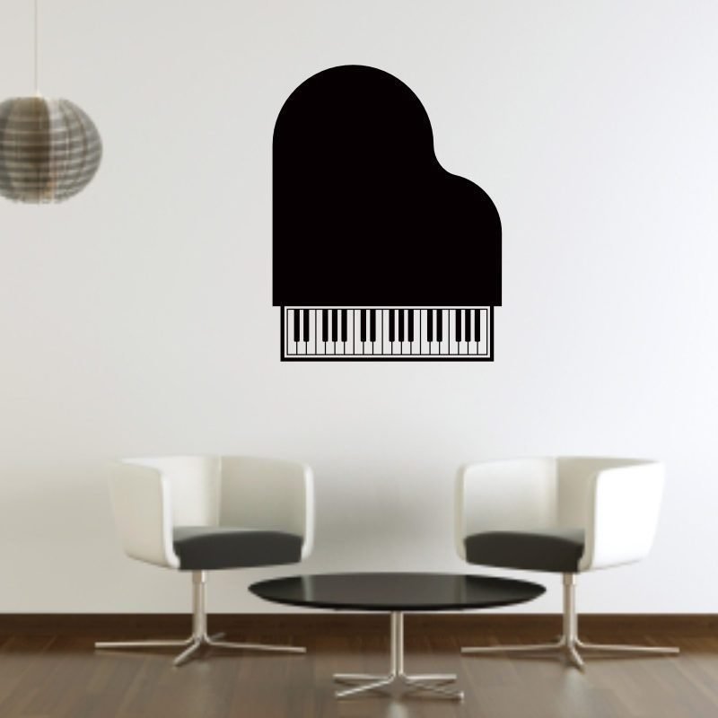 Naklejka kredowa 076 pianino