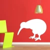 Tablica suchościeralna 028 kiwi - Aranżacja w pokoju. Czerwone ściany, zielone krzesło, lampa wisząca
