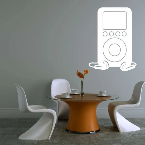 Tablica suchościeralna 018 w nowoczesnym wnętrzu, idealna do kreatywnych notatek w minimalistycznej 