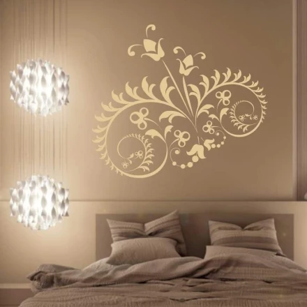 Szablon malarski 02X 12 ornament roślinny 1875