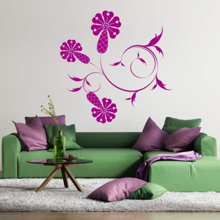 Szablon malarski 02X 25 roślina 1879