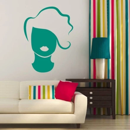 Szablon malarski 02X 21 kobieca twarz 1905