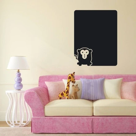 Naklejka kredowa małpa 106