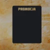 Naklejka kredowa promocja 083 - Wzór graficzny. Prosta, prostokątna forma z napisem PROMOCJA na górze