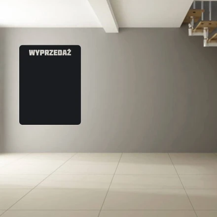 Naklejka kredowa wyprzedaż 082