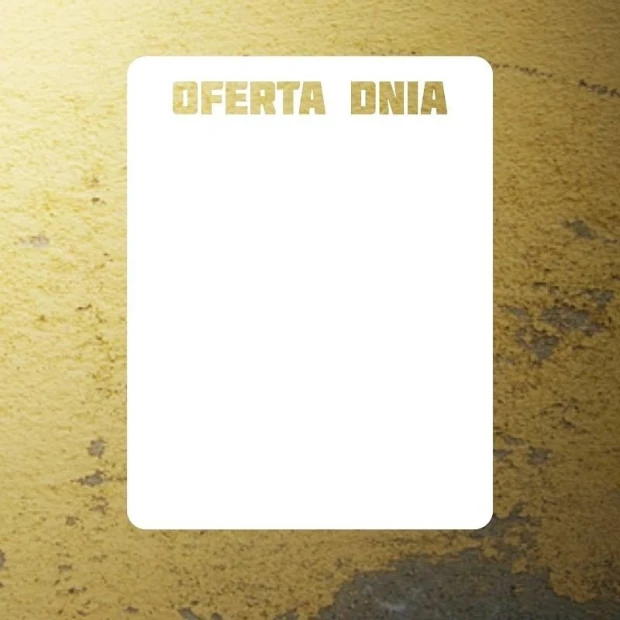 Tablica suchościeralna oferta dnia 084 - Wzór graficzny. Prosta forma z zaokrąglonymi rogami, napis na górze