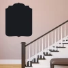 Naklejka kredowa menu 130 - Aranżacja w korytarzu. Ściana w jasnym kolorze, schody w ciemnym odcieniu