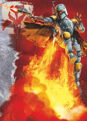 Fototapeta Gwiezdne Wojny łowca Boba Fett 4-440