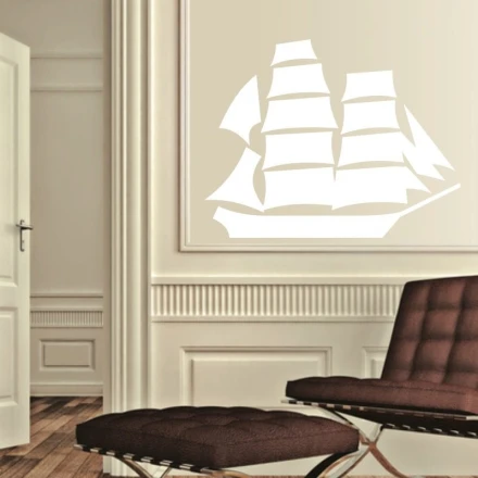 Tablica suchościeralna żaglowiec 133