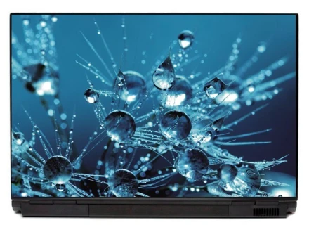 Naklejka na laptopa krople wody P402