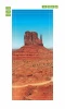 Fototapeta na drzwi Monument Valley P66 - Wzór graficzny. Przedstawia czerwony krajobraz z charakterystycznymi formacjami